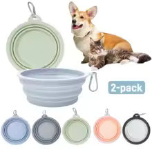 Collapsible Silicone Pet Bowl – Portable Food & Water Dish